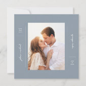 Boho Minimalist Enregistrer La Carte D'Annonce De  (Devant)