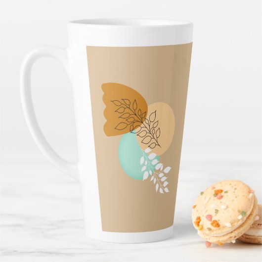 BOHO MINIMALIST LEAVES LATTE MOK (In situ)