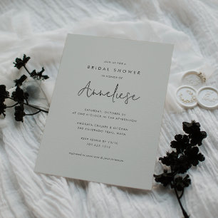 Boho minimalistisch handgeschreven script Vrijgeze Kaart