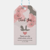 Boho-minimalistisch script | Welkom bruiloft Cadeaulabel (Voorkant)