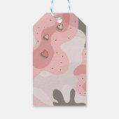 Boho-minimalistisch script | Welkom bruiloft Cadeaulabel (Achterkant)