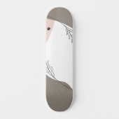 Boho Minimalistische Abstracte Skateboard (Voorkant)