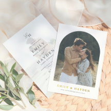Boho Minimalistische Eenvoudige Boog Huwelijksfoto