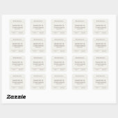 Boho minimalistische kaars maken label (Vel)