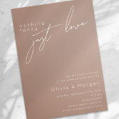 Boho minimalistische kalligrafie script bruiloft kaart