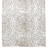 Boho Minimalistische Mandala Douchegordijn (Voorkant)