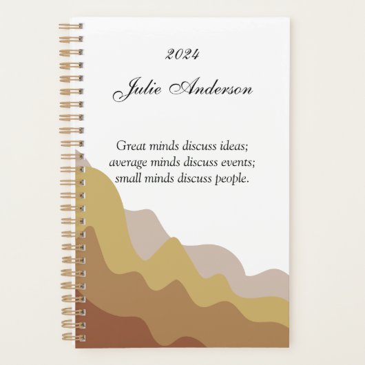 Boho minimalistische planner (Voorkant)