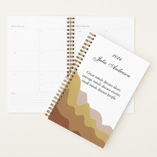 Boho minimalistische planner (Display)