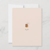 Boho minimalistische vazen paren Initialen Save The Date (Achterkant)