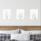 Boho Mint Green Cactus Southwestern Nursery (Chambre à coucher)