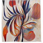 Boho Modern Abstract kunstwerk Douchegordijn (Voorkant)