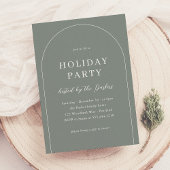 Boho Modern Arch kerstfeest Kaart