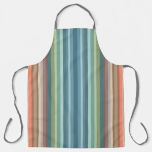 Boho Modern Chic Strepen  Schort