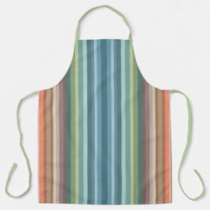 Boho Modern Chic Strepen  Schort