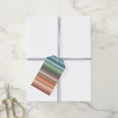 Boho Modern Chic Stripes Cadeaulabel (Met Touw)