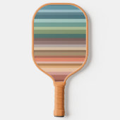 Boho Modern Chic Stripes Pickleball Paddle (Achterkant)
