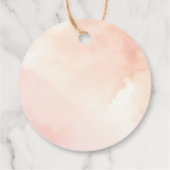 Boho Modern Desert Natuur Cactus Baby shower Bedankjes Labels (Achterkant)