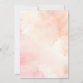 Boho Modern Desert Natuur Cactus Baby shower Kaart (Achterkant)