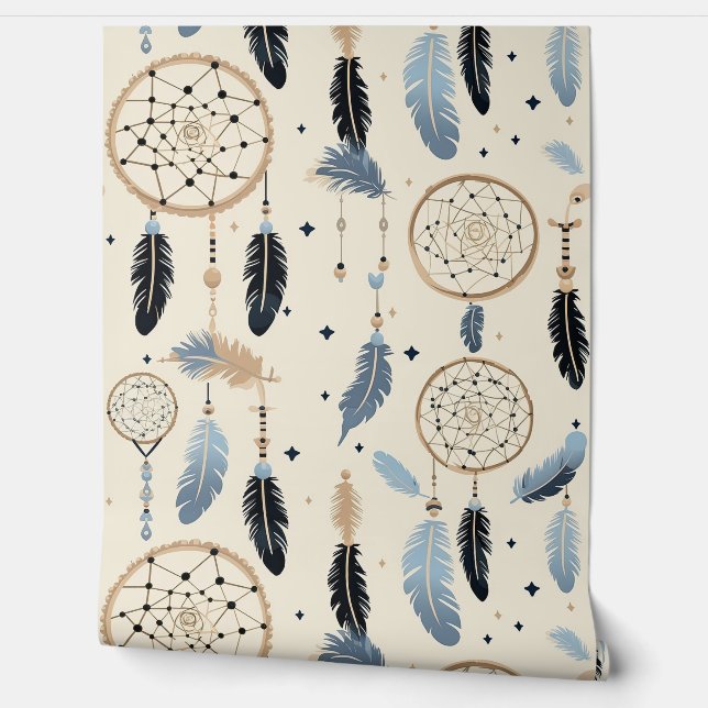 Boho Modern Dreamcatcher Behang (Afrollen)