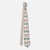 Boho modern geometric wallpaper stropdas (Achterkant)
