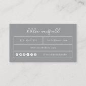 Boho Modern klein Visitekaartje (Achterkant)