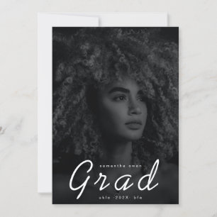 Boho Modern Minimal Afstuderen Foto Universiteit Aankondiging
