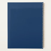 Boho Moderne Abstrait Botanique Art Rose Bleu Or (Dos)