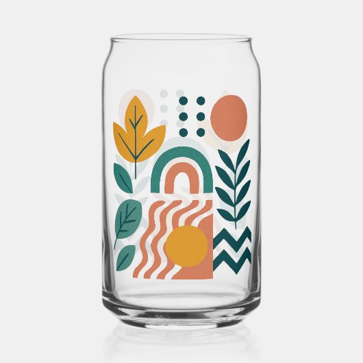 Boho moderne Abstrait Nature Wall Art (Verso)