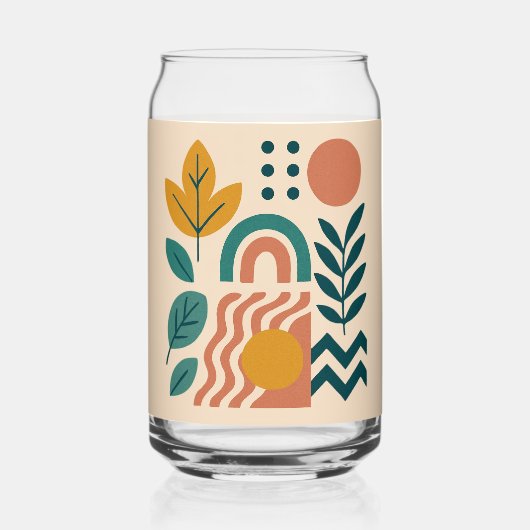 Boho moderne Abstrait Nature Wall Art (Verso)