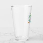 Boho Moderne Bloemenlelie van Vallei Bruiloft Glas (Rechts)