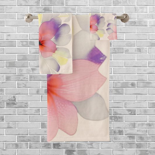 Boho Moderne Chic Floral Aquarelle