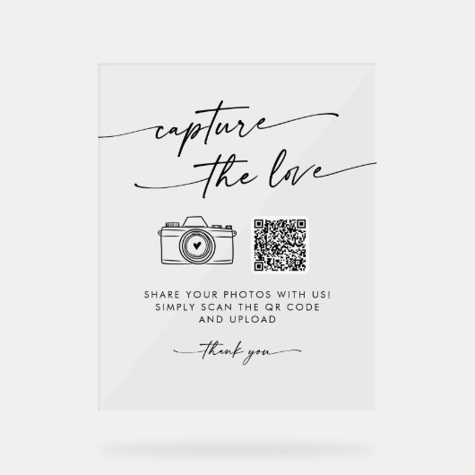 Boho Moderne clair acrylique Capter le Mariage d'a (Recto)