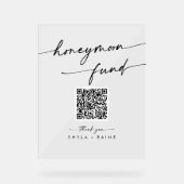 Boho Moderne clair acrylique Fonds Mariage lune de (Recto)