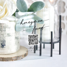 Boho Moderne clair acrylique Fonds Mariage lune de