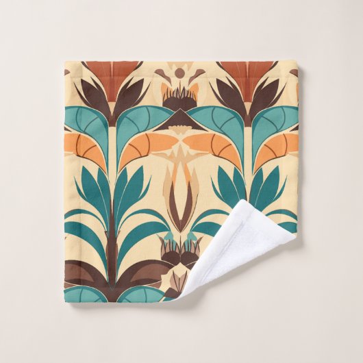 Boho moderne du milieu du siècle (Gant de toilette)