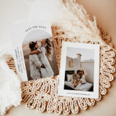 Boho moderne Enregistrer la date | Cartes miniatur