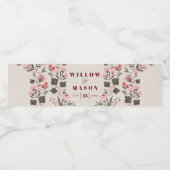 Boho moderne mariage folklorique Faveurs Étiquette (Étiquettes simples)