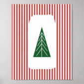 Boho Moderne Noël Impression murale (Devant)