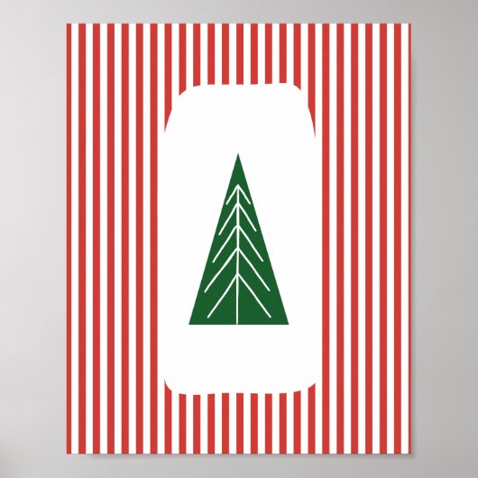 Boho Moderne Noël Impression murale (Devant)