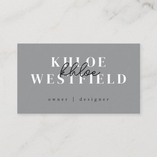 Boho Moderne Petit Carte de visite (Devant)