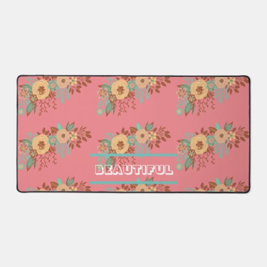 Boho moderne rose floral (Recto)