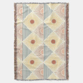 Boho moderne Sun Cotton Fringe Jeu de couverture (devant Vertical)