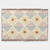 Boho moderne Sun Cotton Fringe Jeu de couverture (Devant)