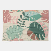 Boho moderne Tropical Monstera Plante Serviettes d (Horizontal)