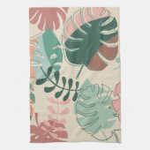 Boho moderne Tropical Monstera Plante Serviettes d (Vertical)