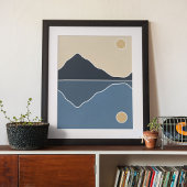 boho moderne wandkunst afdruk poster