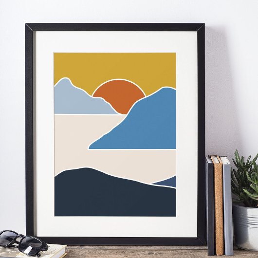 boho moderne wandkunst afdruk poster