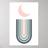 Boho moderne wandkunst Afdrukken, waardevol Poster (Voorkant)