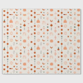 Boho Moederdag-cadeauverpakkings papier (Vlak)