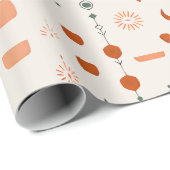 Boho Moederdag-cadeauverpakkings papier (Rol Hoek)